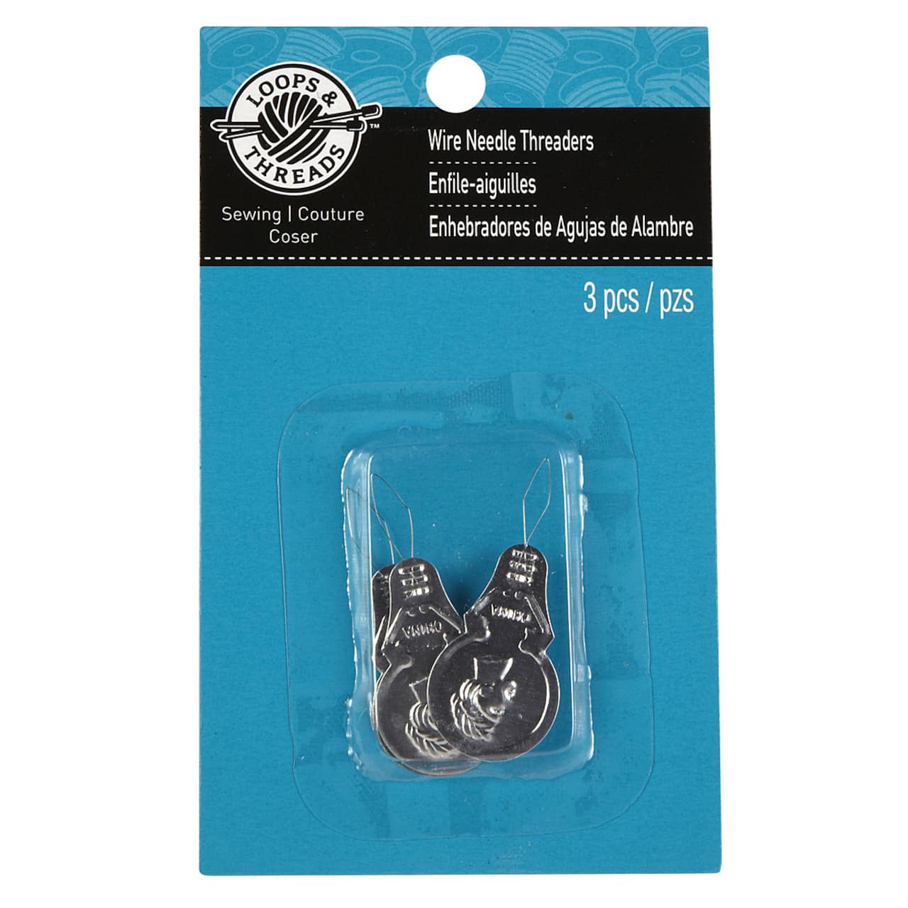 36 Packs: 3 ct. (108 total) Wire Needle Threaders by Loops & Threads™